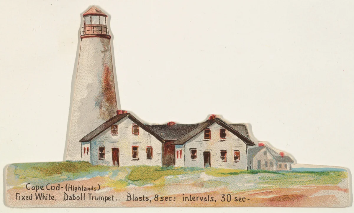 Cape Cod, from the Lighthouses series (N119) issued by Duke Sons & Co. to promote Honest Long Cut Tobacco by W. Duke, Sons & Co., print, 1889