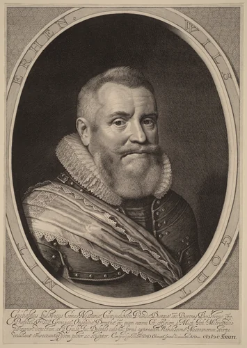 William Louis, Count of Nassau-Beilstein by Willem Jacobsz Delff; Michiel van Miereveld, print, 1633