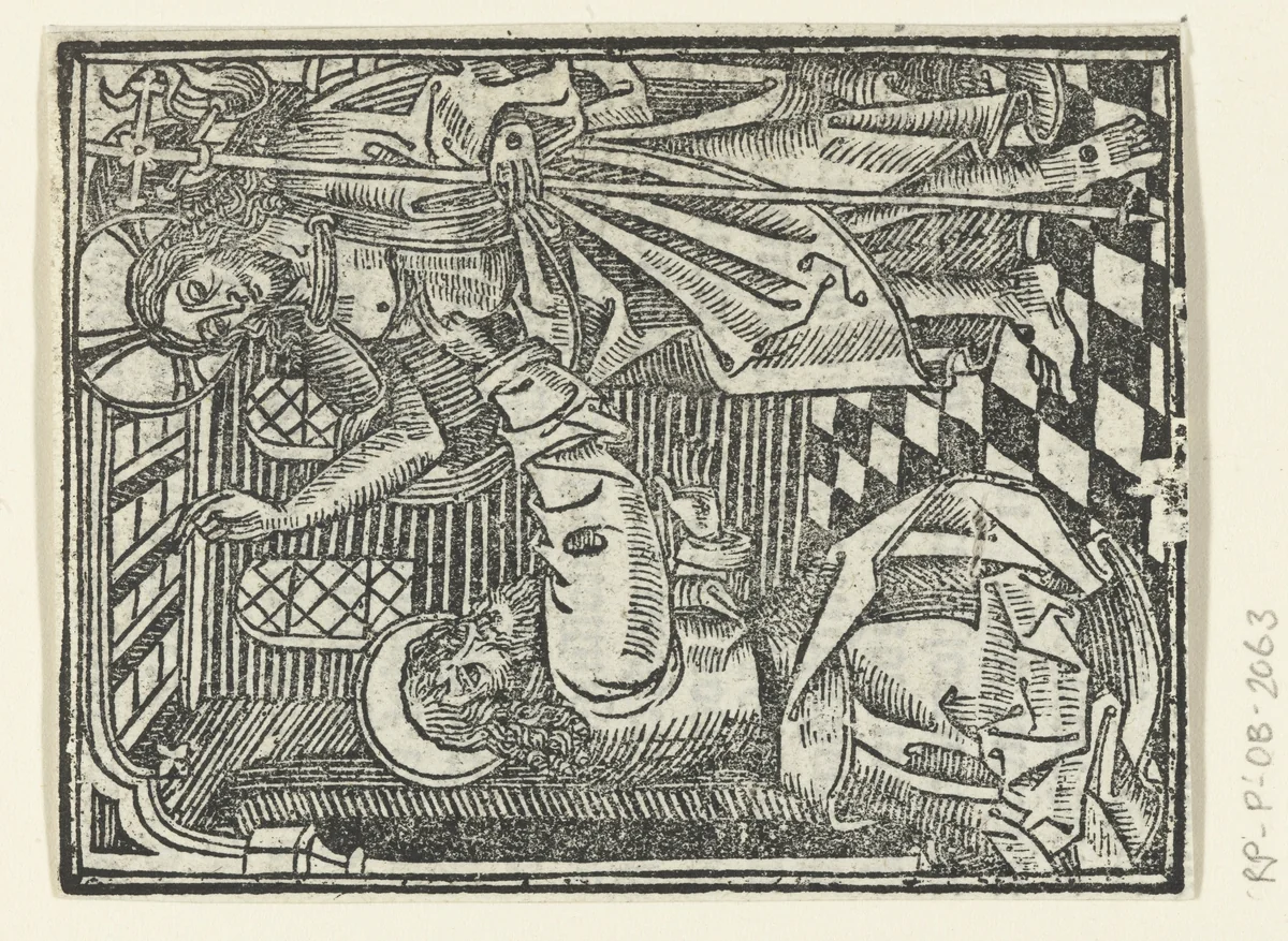 De ongelovige Tomas by Unknown, print, 1490-1500