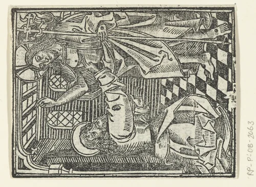 De ongelovige Tomas by Unknown, print, 1490-1500