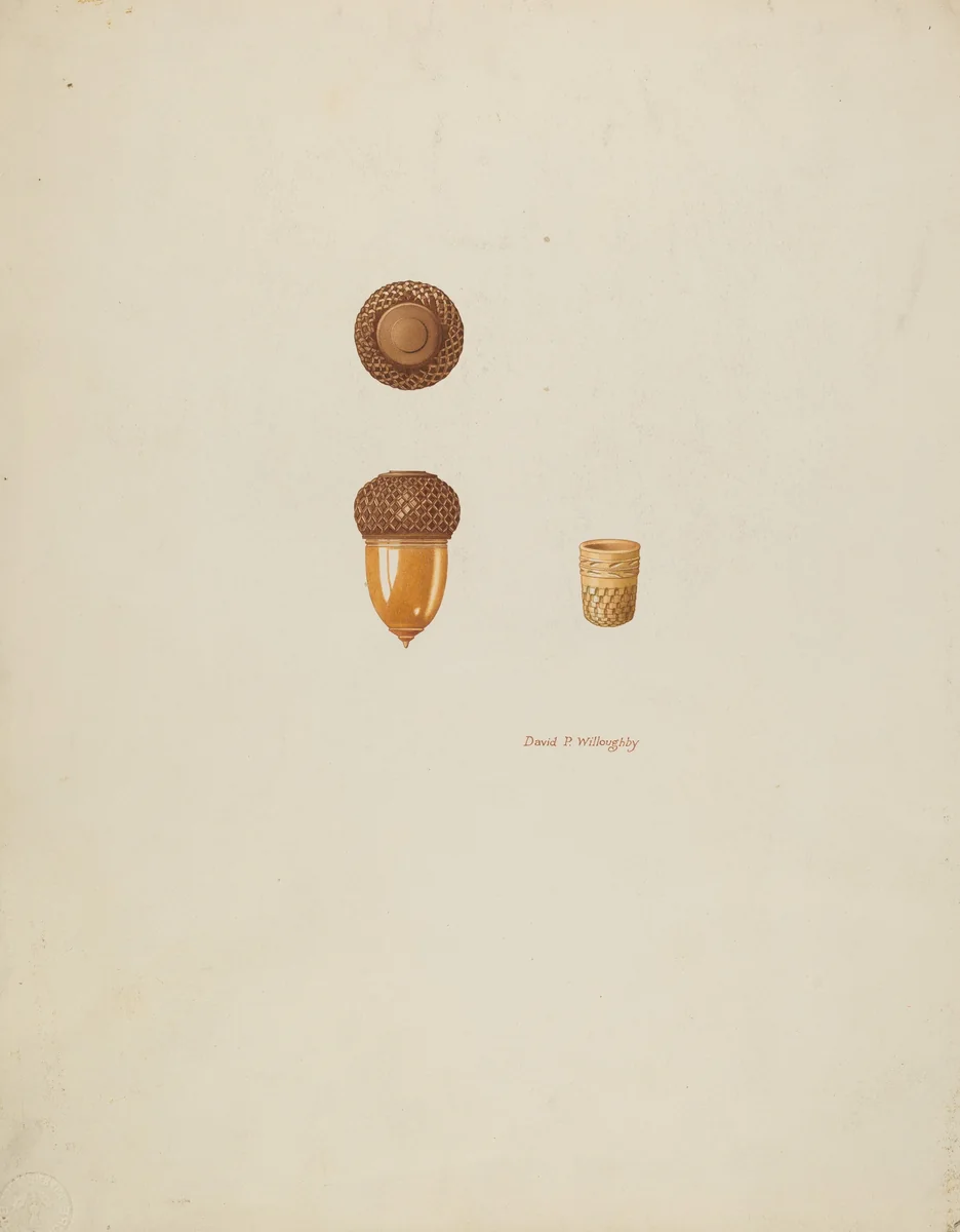 Thimble Case by David P Willoughby, index of american design, 1937
