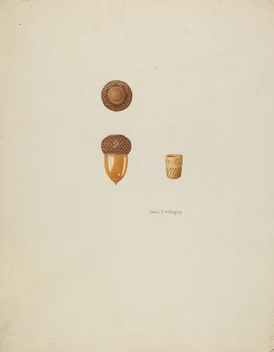 Thimble Case by David P Willoughby, index of american design, 1937