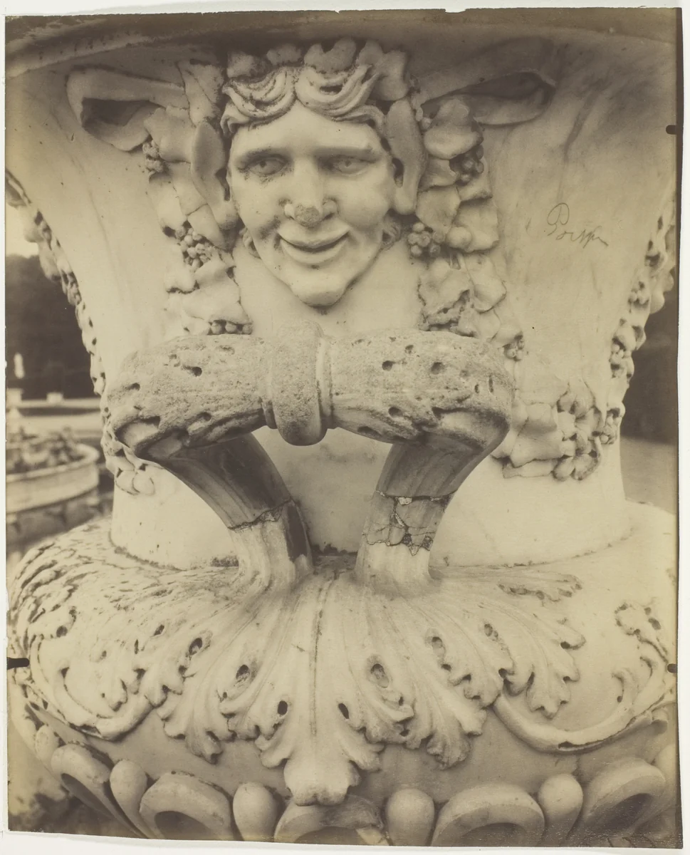 Versailles, Vase by Jean-Eugène-Auguste Atget, photograph, 1906