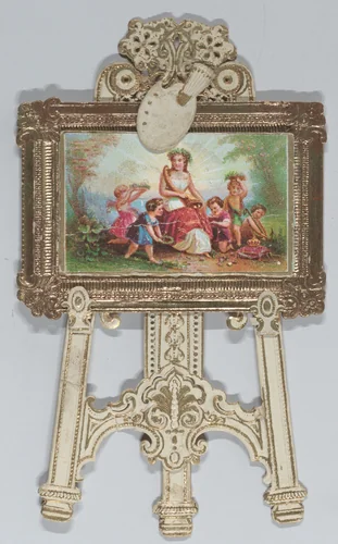 Valentine - Standing easel, chromolithographed family by Raphael Tuck & Sons, other, 1873