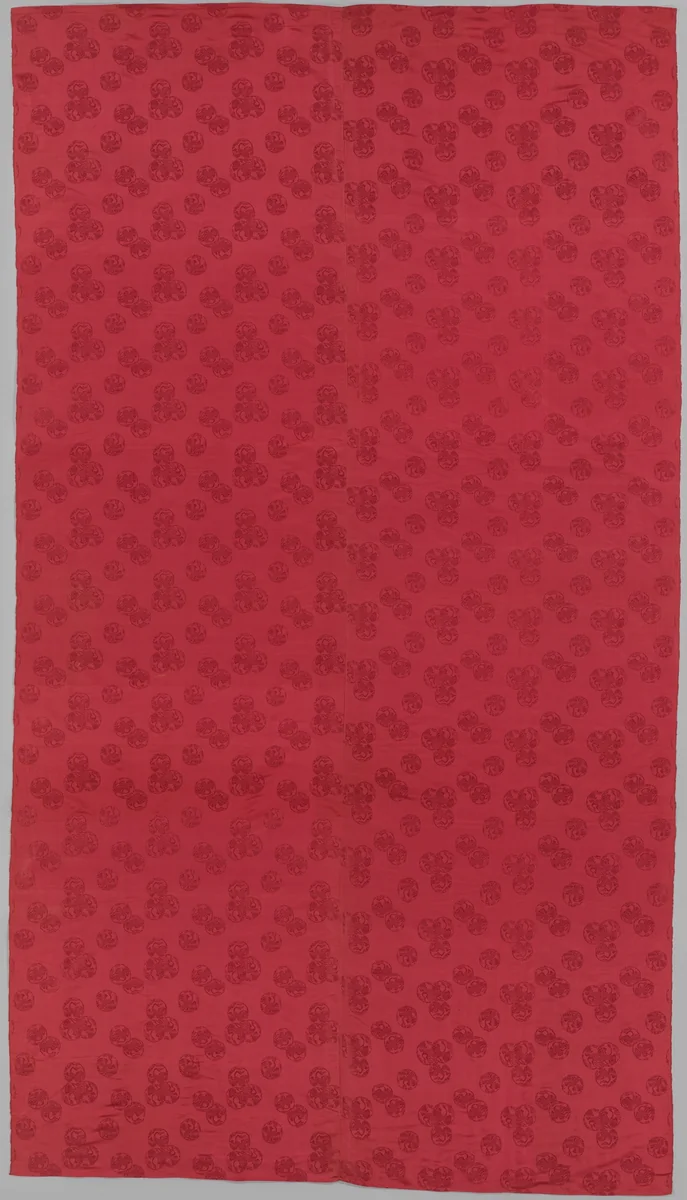 Panel (see also 1975.1.1932) by Chinese, textile, 1871-1935