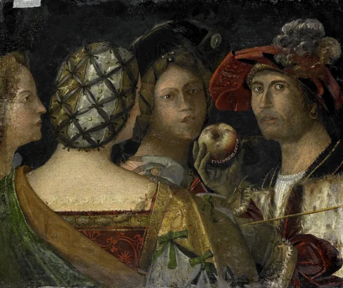 The Judgment of Paris by Unknown, painting, 1500-1524