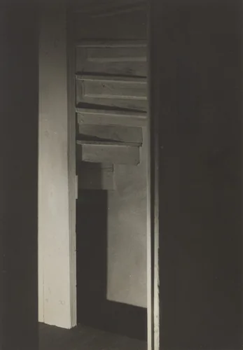 Doylestown House, Stairwell by Charles Sheeler, photograph, 1914