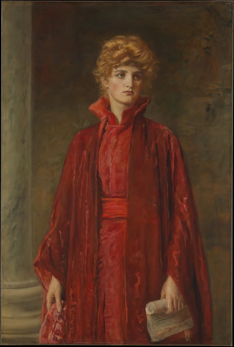 Portia by John Everett Millais, painting, 1886