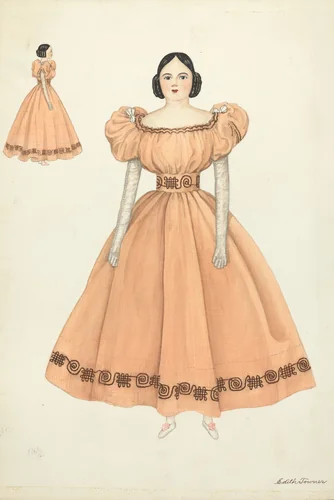 Doll: "Rachel" by Edith Towner, index of american design, 1935-1942