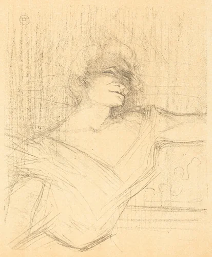 In "La glu" (Dans "La glu") by Henri de Toulouse-Lautrec, print, 1898