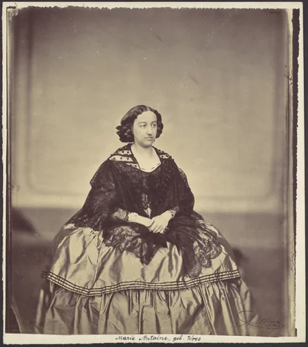 Marie Antoine, geb. Woes by Franz Antoine, photograph, 1850-1869