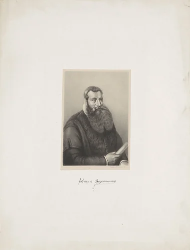 Portret van Johannes Bogerman by anonymous, print, 1842-1887