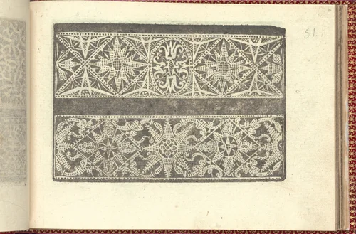 Corona delle Nobili et Virtuose Donne: Libro I-IV, page 51 (recto) by Cesare Vecellio, book, 1601