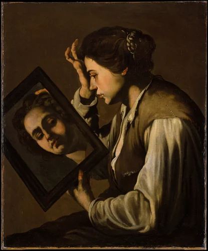 The Sense of Sight by Master of the Annunciation to the Shepherds, painting, 1625-1649