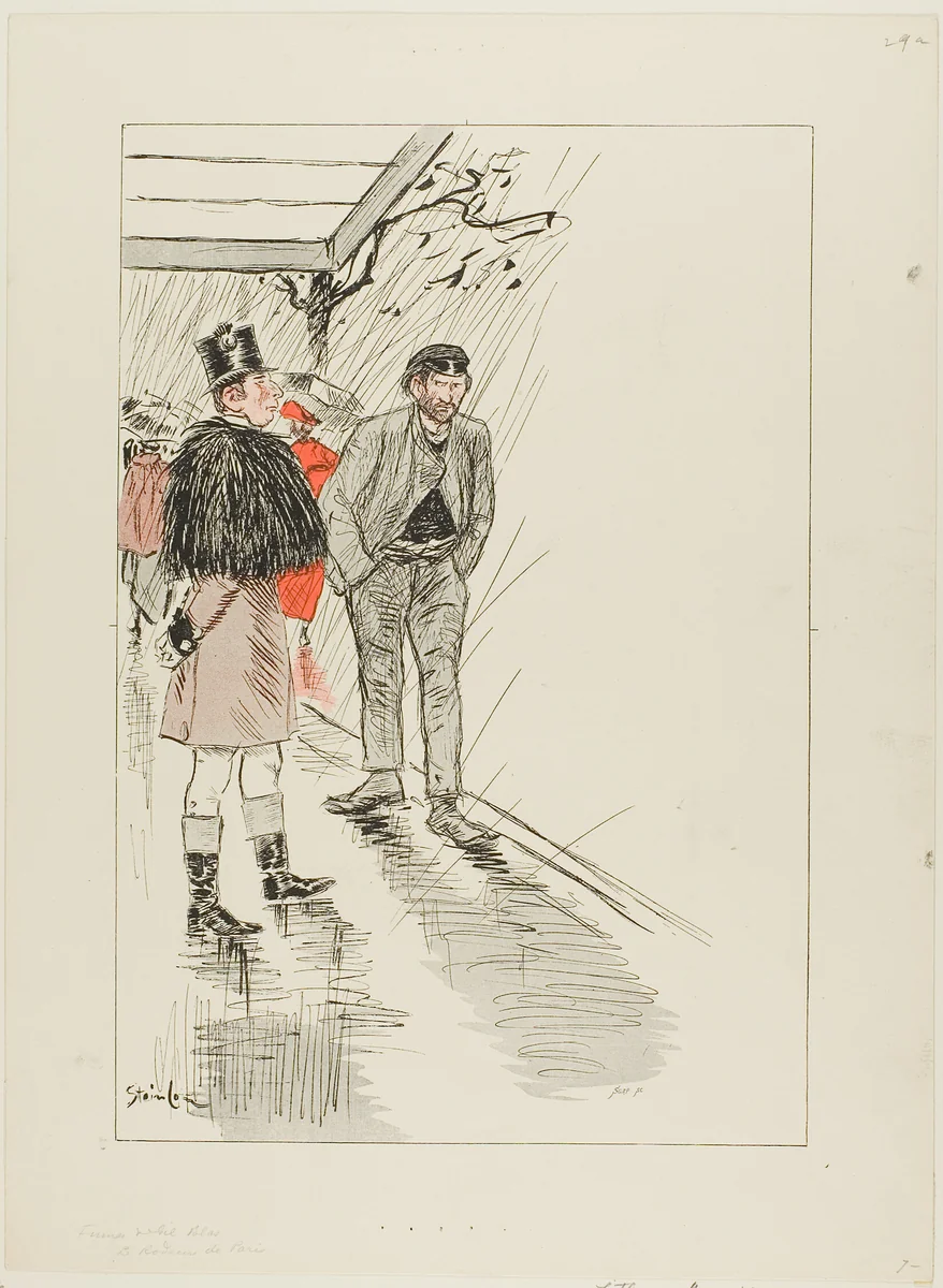 Vagrant of Paris by Théophile Alexandre Steinlen, print, 1892-1900