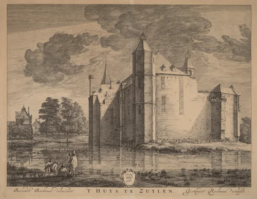 'T Huys te Zuylen by Geertruydt Roghman; Roelant Roghman, print, 1567-1707