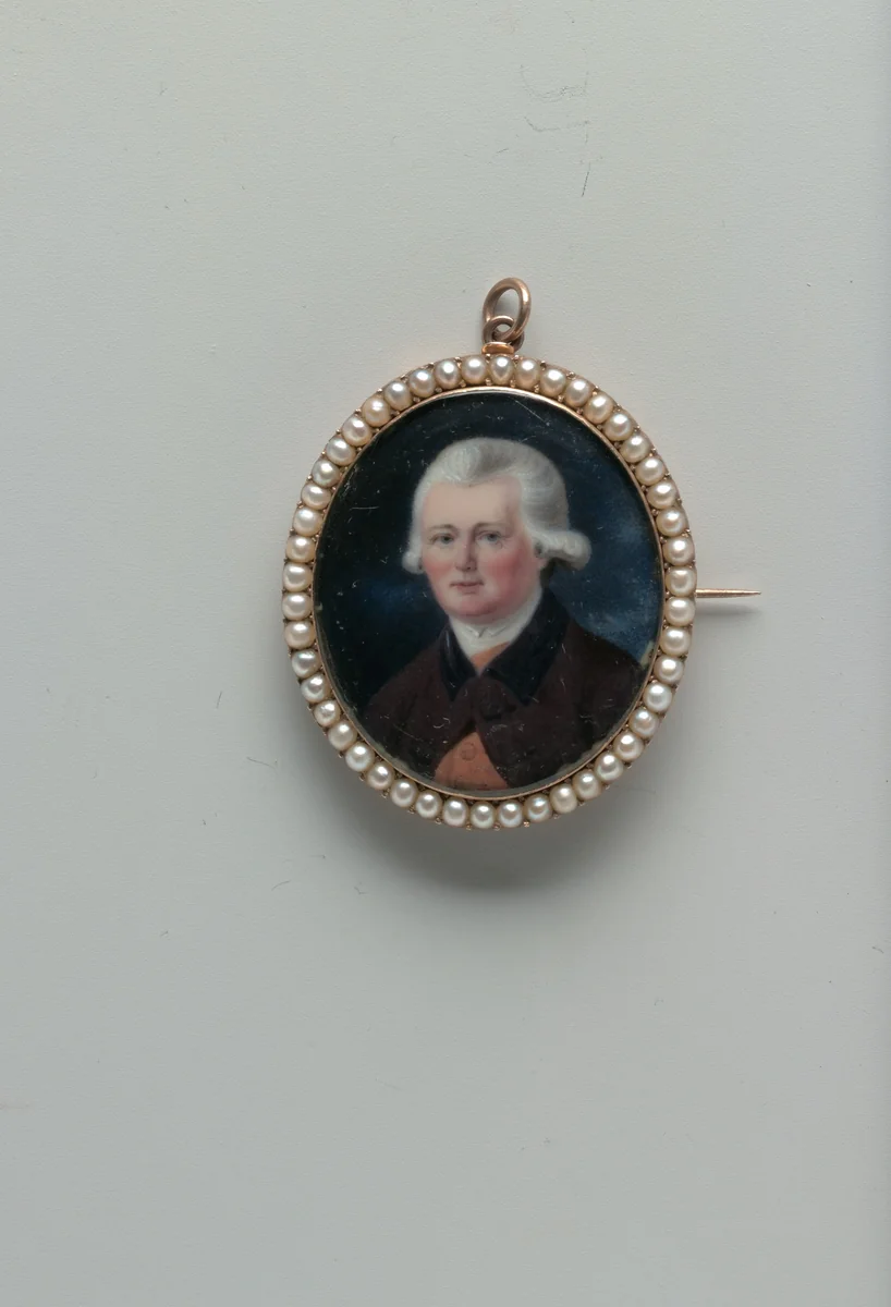 Portrait of a Gentleman by William Russell Birch, artwork, 1790-1800