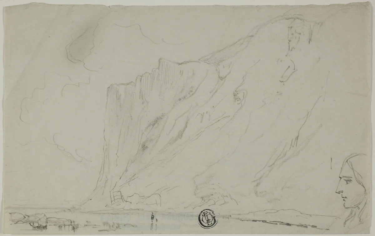 Staubbach in Switzerland Bernese Oberland by Unknown Artist, drawing, 1700-1799