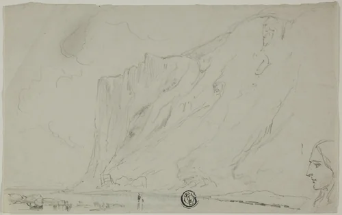 Staubbach in Switzerland Bernese Oberland by Unknown Artist, drawing, 1700-1799