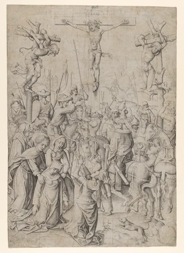 The Crucifixion by Master IAM, print, 1465-1495
