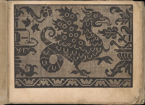 Neu künstlich Modelbuch (page 4r) by Bernhard Jobin, book, 1598