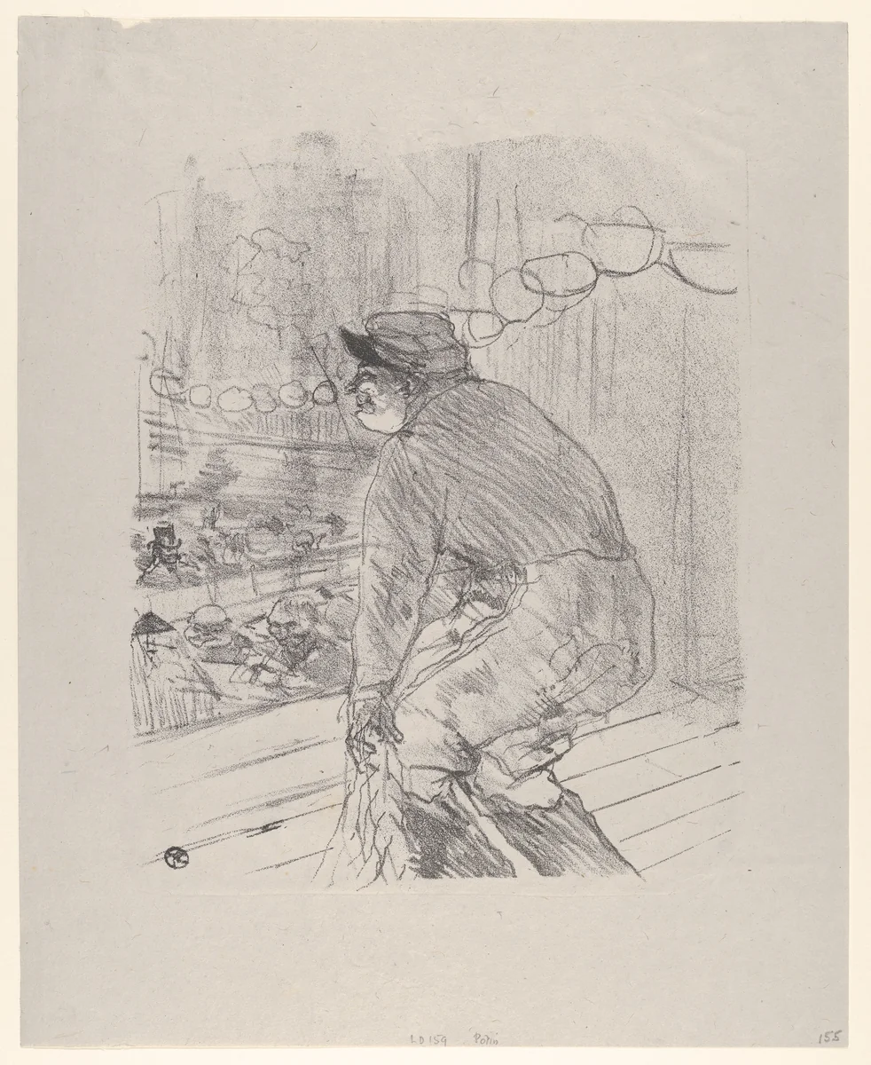 Polin by Henri de Toulouse-Lautrec, print, 1898