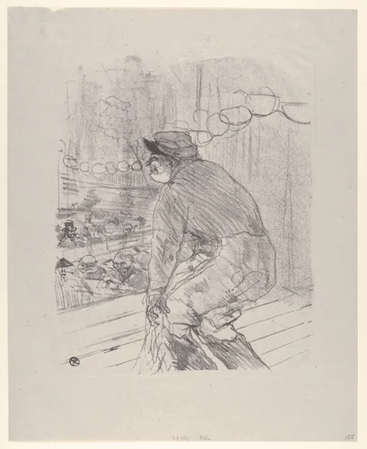 Polin by Henri de Toulouse-Lautrec, print, 1898