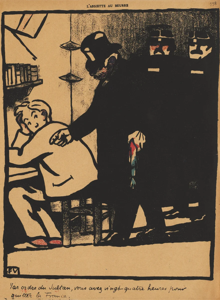 By order of the Sultan... by Félix Vallotton, print, 1901