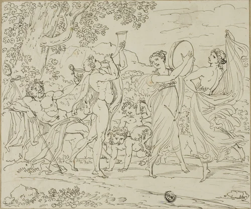 Bacchanale by Unknown Artist, drawing, 1800-1899