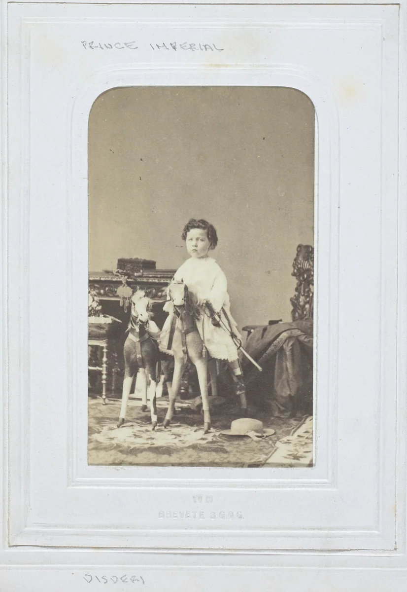 Prince Imperial by André Adolphe-Eugène Disdéri, photograph, 1855-1865