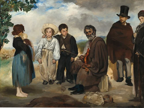 The Old Musician by Edouard Manet, painting, 1862
