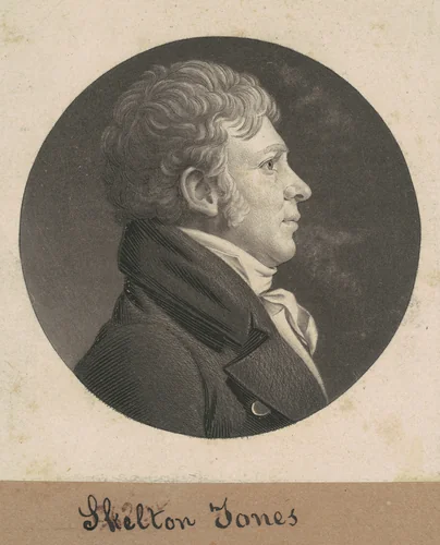 Skelton Jones by Charles B. J. Févret de Saint-Mémin, print, 1808