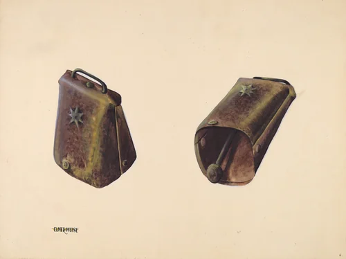 Cow Bell, #1 by Elmer Weise, index of american design, 1936