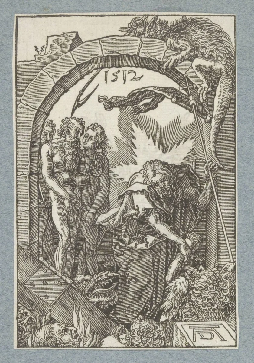 Christus in het voorgeborchte by Unknown, print, 1512
