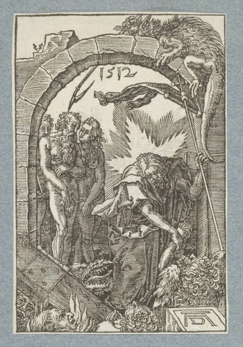 Christus in het voorgeborchte by Unknown, print, 1512