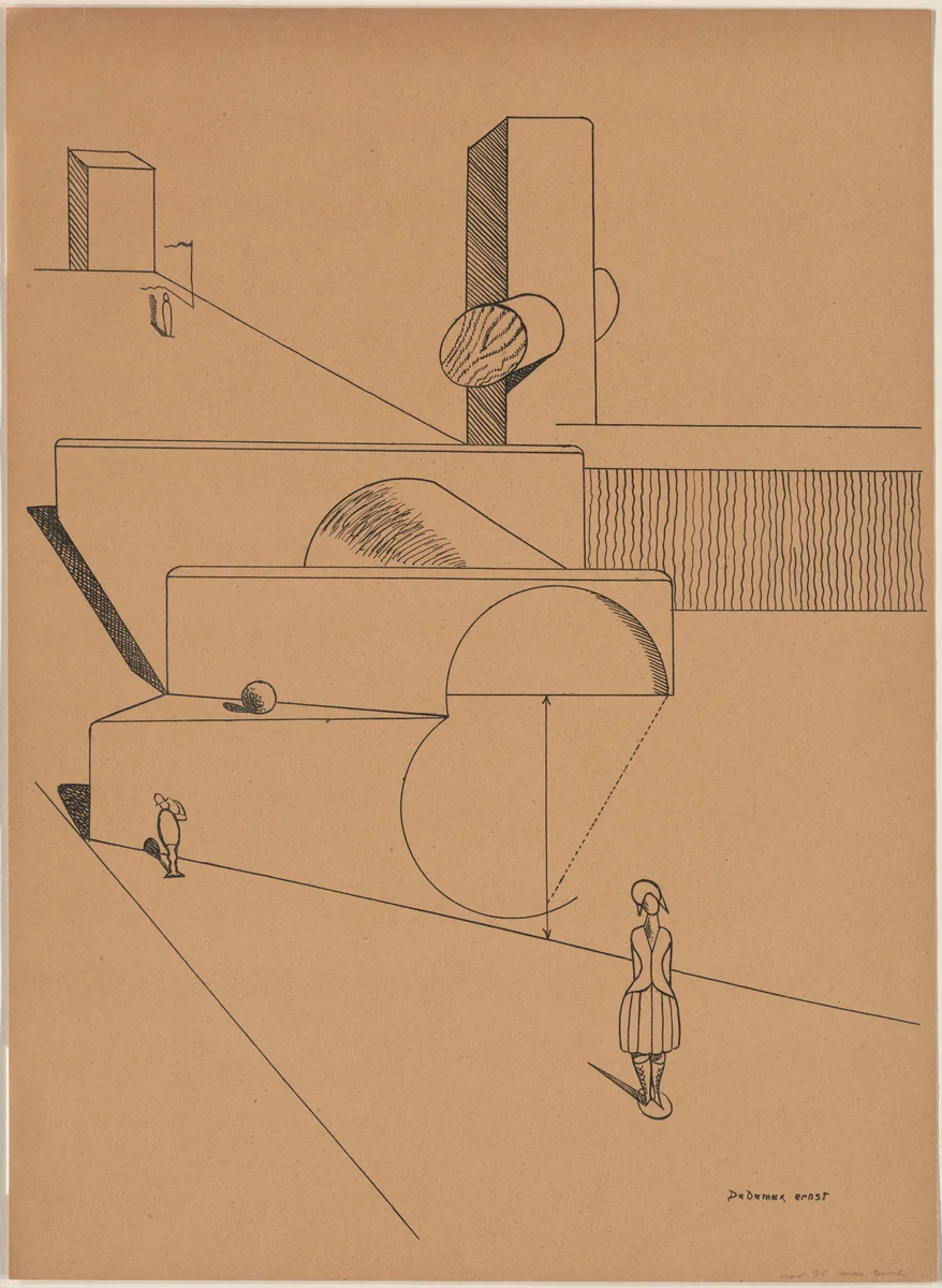 Plate IV from Let There Be Fashion, Down With Art (Fiat modes pereat ars) by Max Ernst, print, 1920