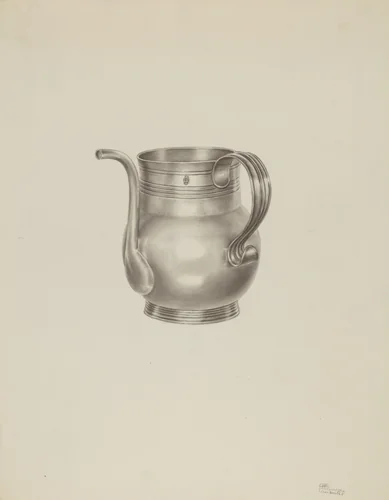 Silver Spout Cup by Palmyra Pimentel, index of american design, 1938