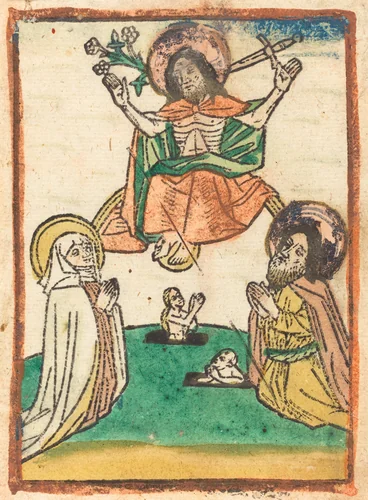 Last Judgment by German 15th Century, print, 1460