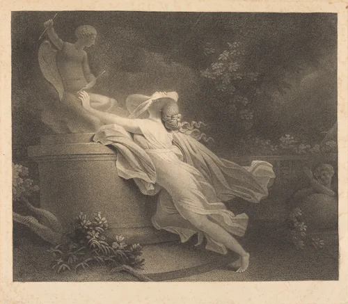 L'invocation a l'amour by Carl Guttenberg; Etienne Theaulon, print, 1743-1790