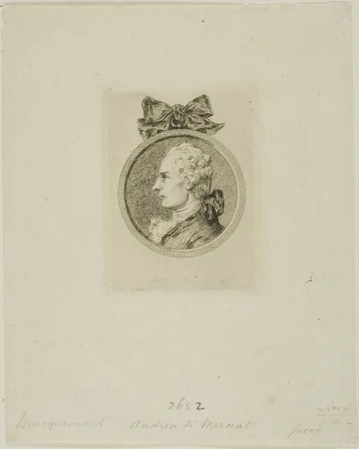 André de Nerciat by Felix Bracquemond, print, 1867