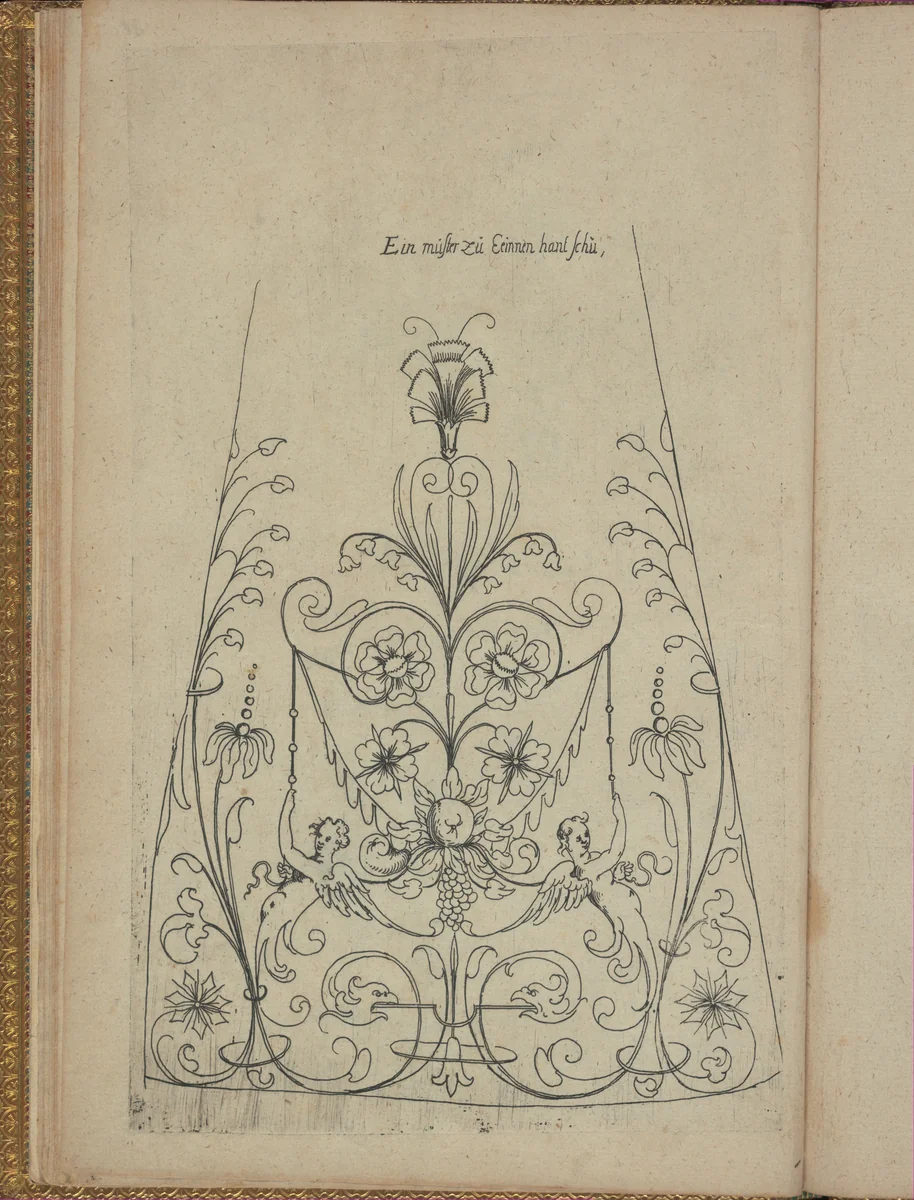 New Modelbüch (Page 15v) by Andreas Bretschneider, book, 1615