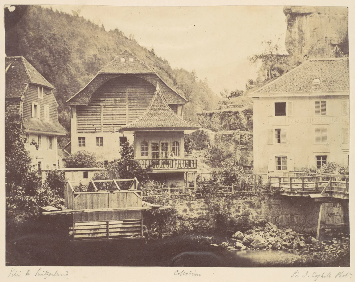 View in Switzerland by John Joscelyn Coghill, photograph, 1850-1859