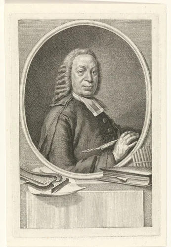 Portret van Rutger Schutte by Jacob Houbraken, print, 1769-1771