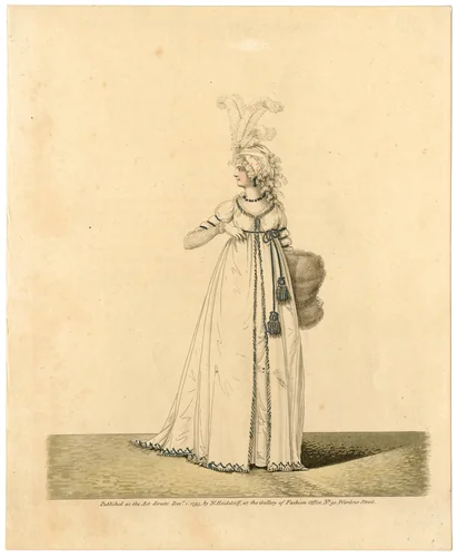 Fashion plate by Nicolaus Heideloff, artwork, 1795