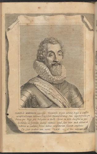 Claude de Marolles by Claude Mellan, print, 1656