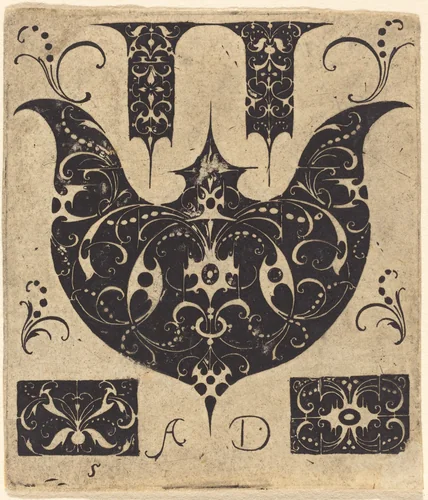 Ornament by Master AD, print, 1519-1610