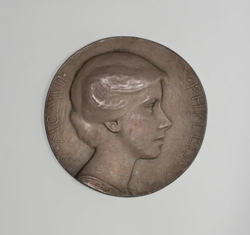 Phyllis by Edward Warren Sawyer, metalwork, 1908