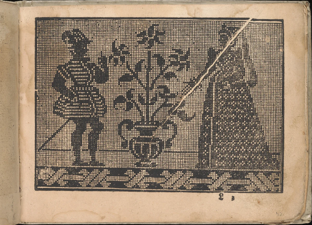 Neu künstlich Modelbuch (page 42r) by Bernhard Jobin, book, 1598