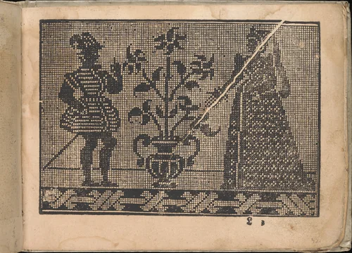 Neu künstlich Modelbuch (page 42r) by Bernhard Jobin, book, 1598