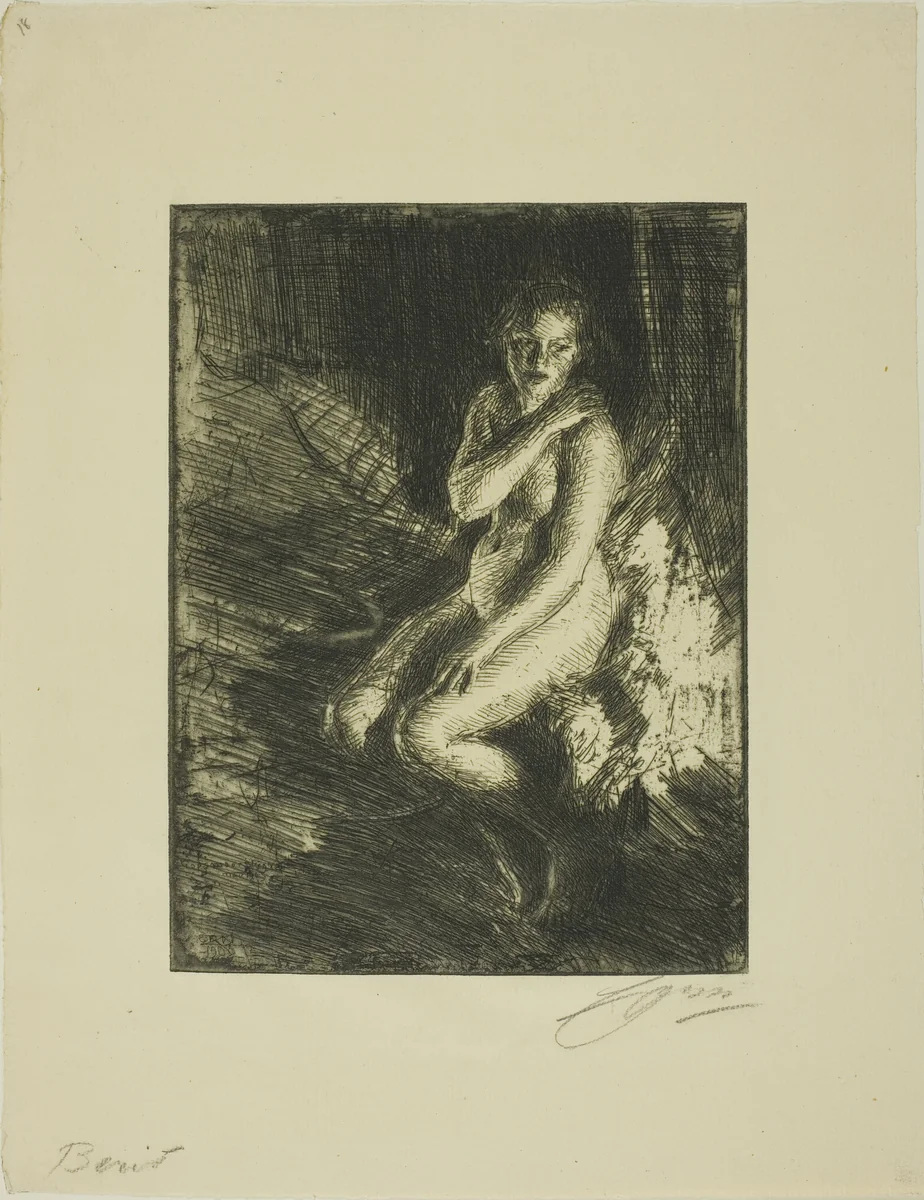 Berit by Anders Zorn, print, 1905